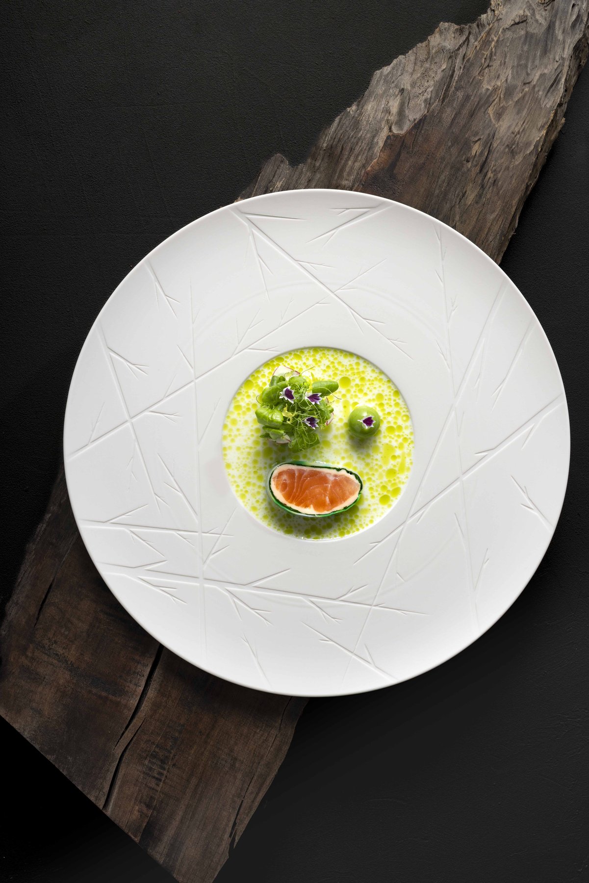 Fine-Dining-Kreation im Mountain Hub Gourmet – Foodfotografie