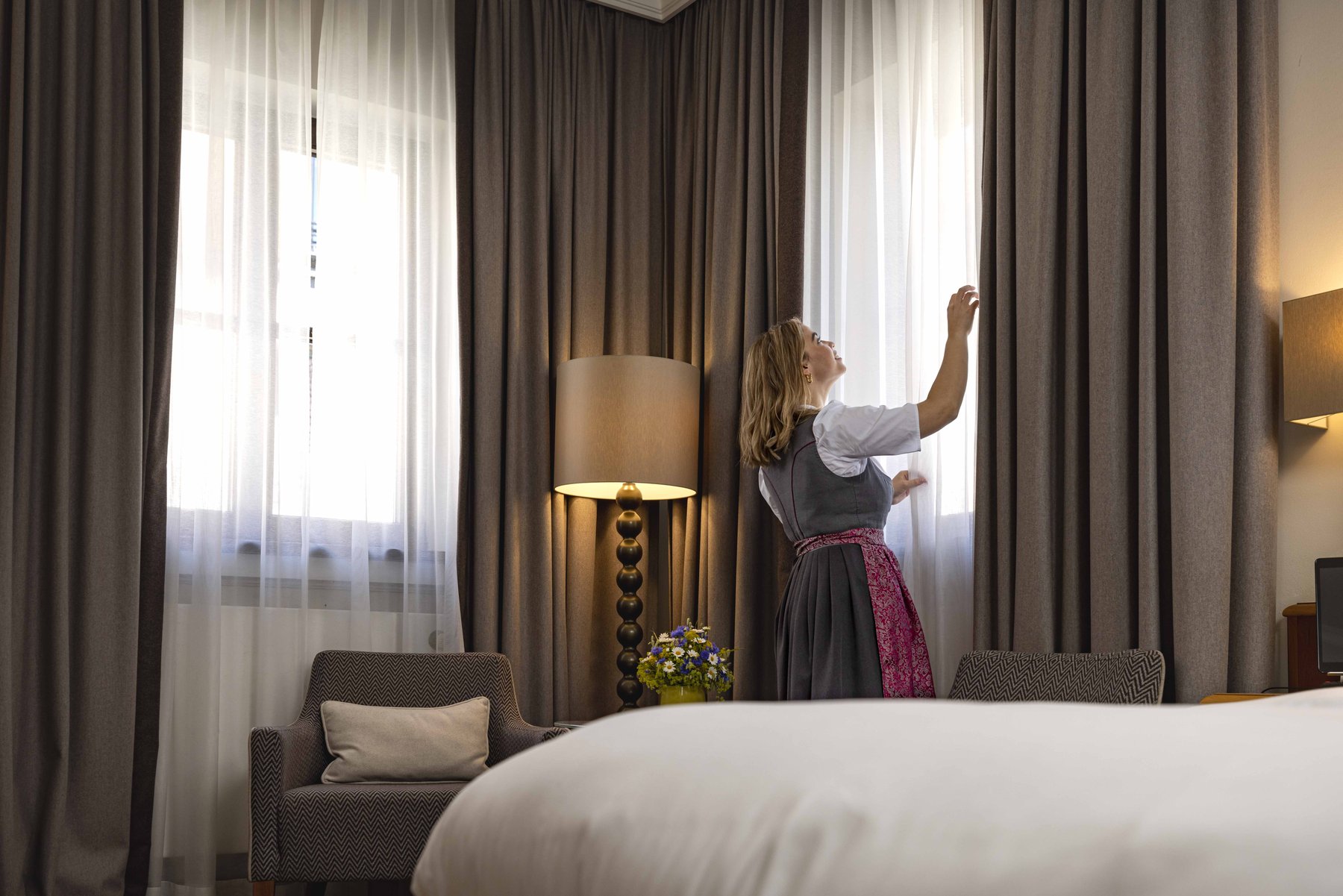 Stilvoll eingerichtete Zimmer und Suiten der Platzl Hotels – Interior