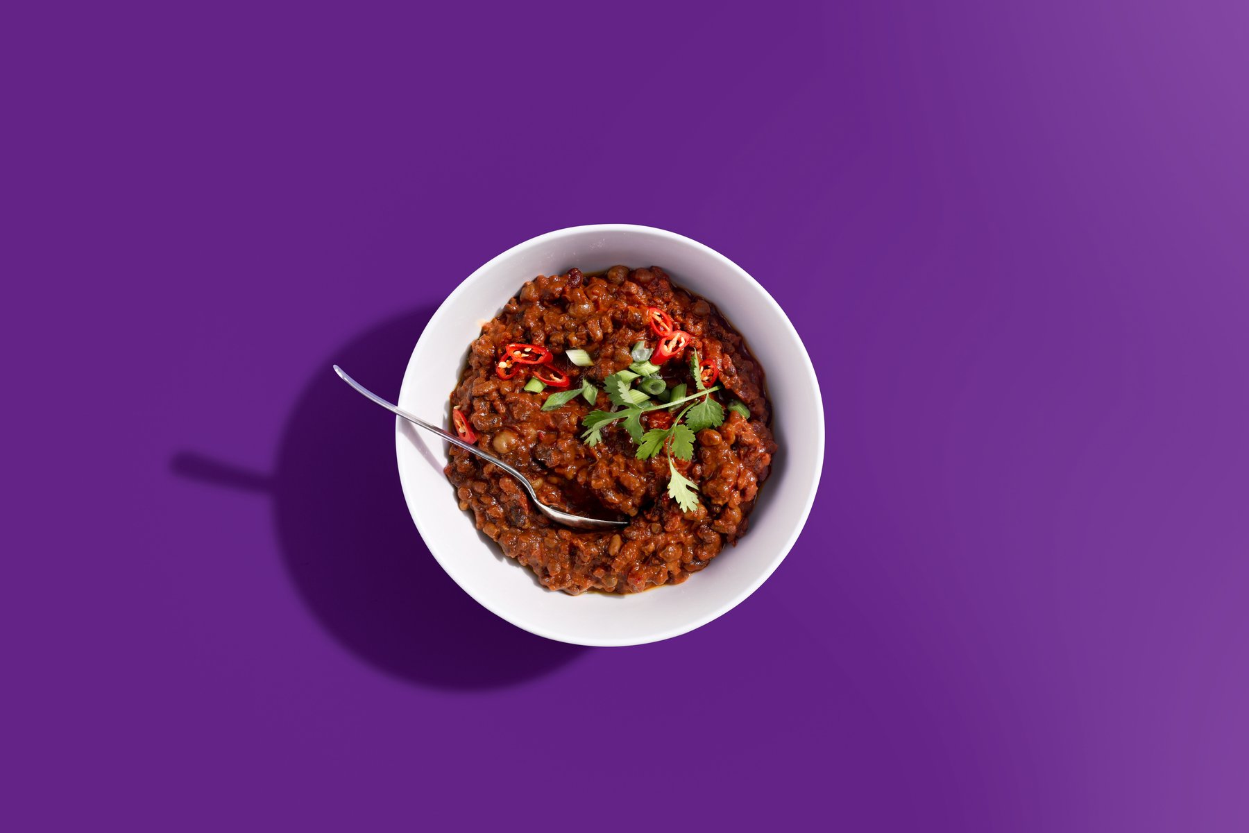 Servierfertige Schale Löwenanteil Piri Piri Stew – Draufsicht