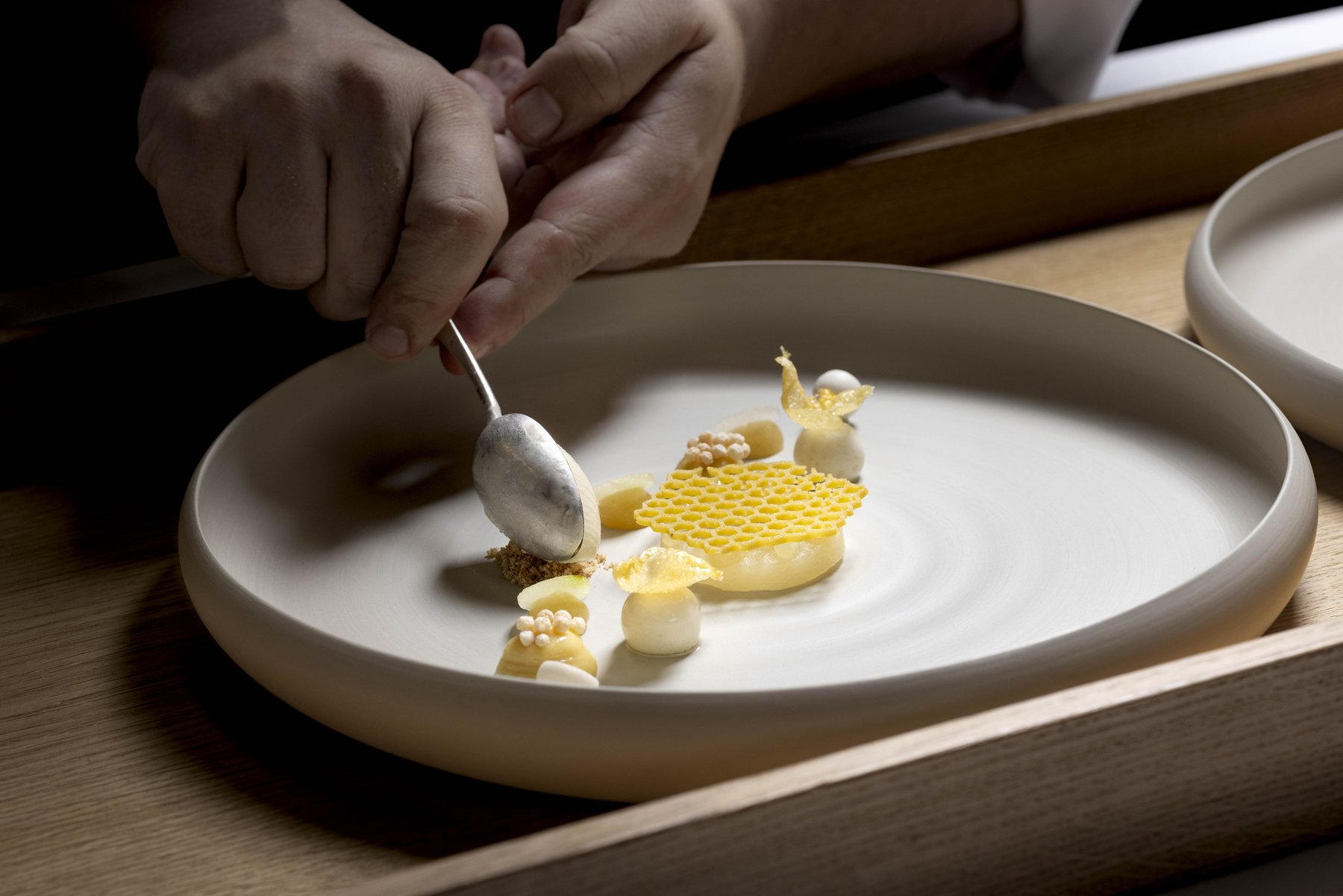 Gourmet-Kreation im Mountain Hub Gourmet – Sterneküche