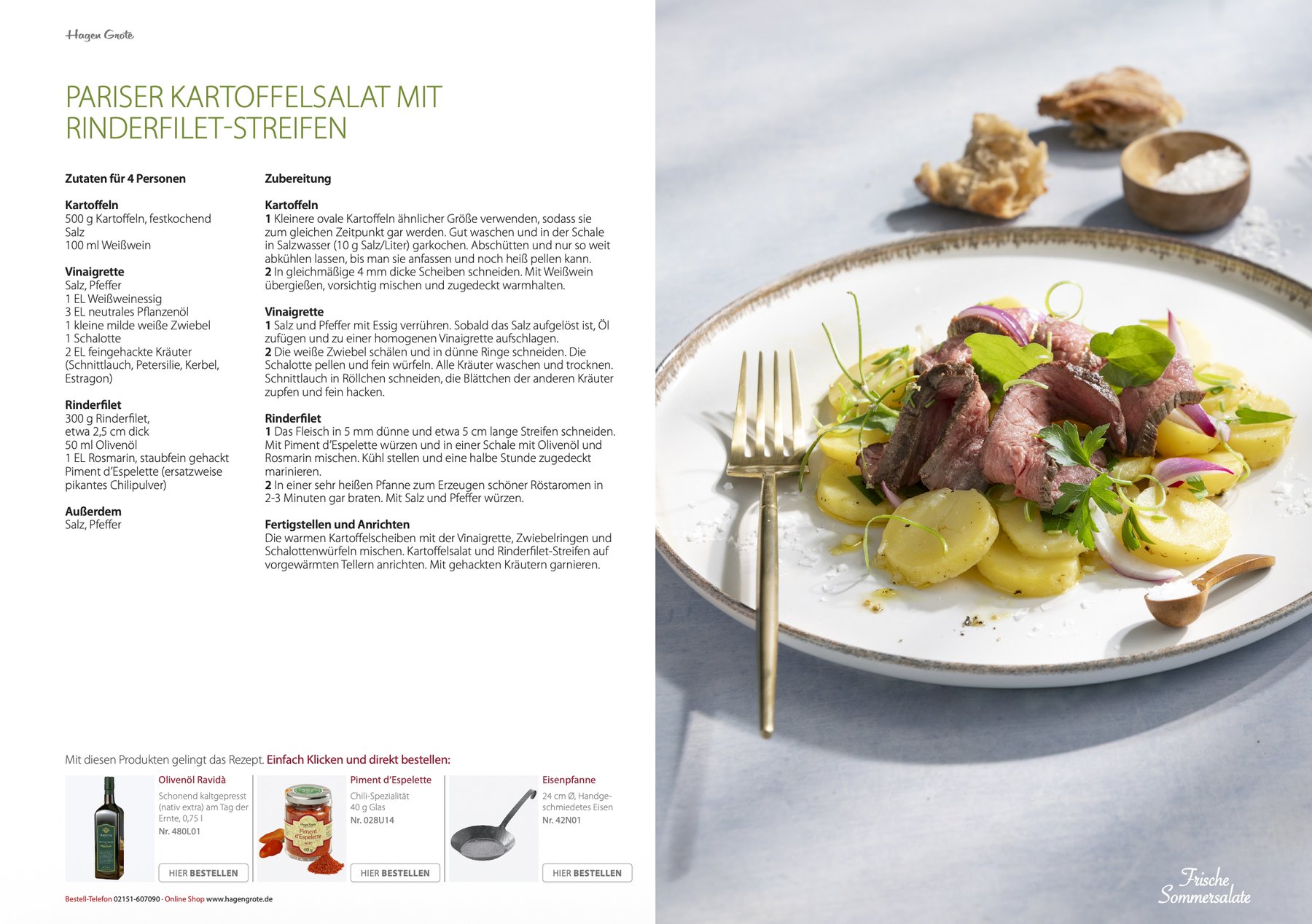 Rezept-Bebilderung fürs Hagen Grote Magazin – Editorial-Foodfotografie