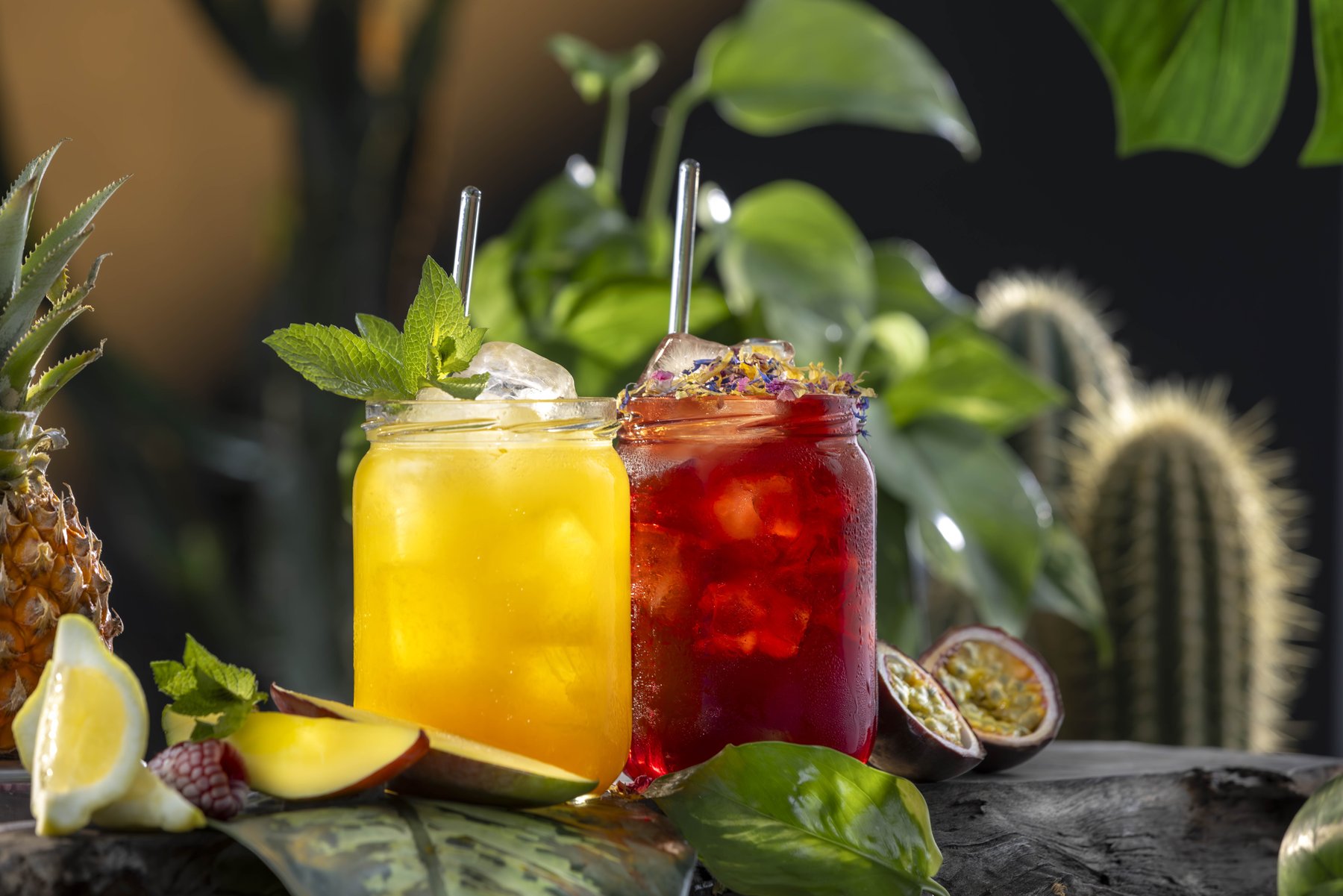 Getränk mit finaler Lichtsetzung – High-End Drink-Fotografie.