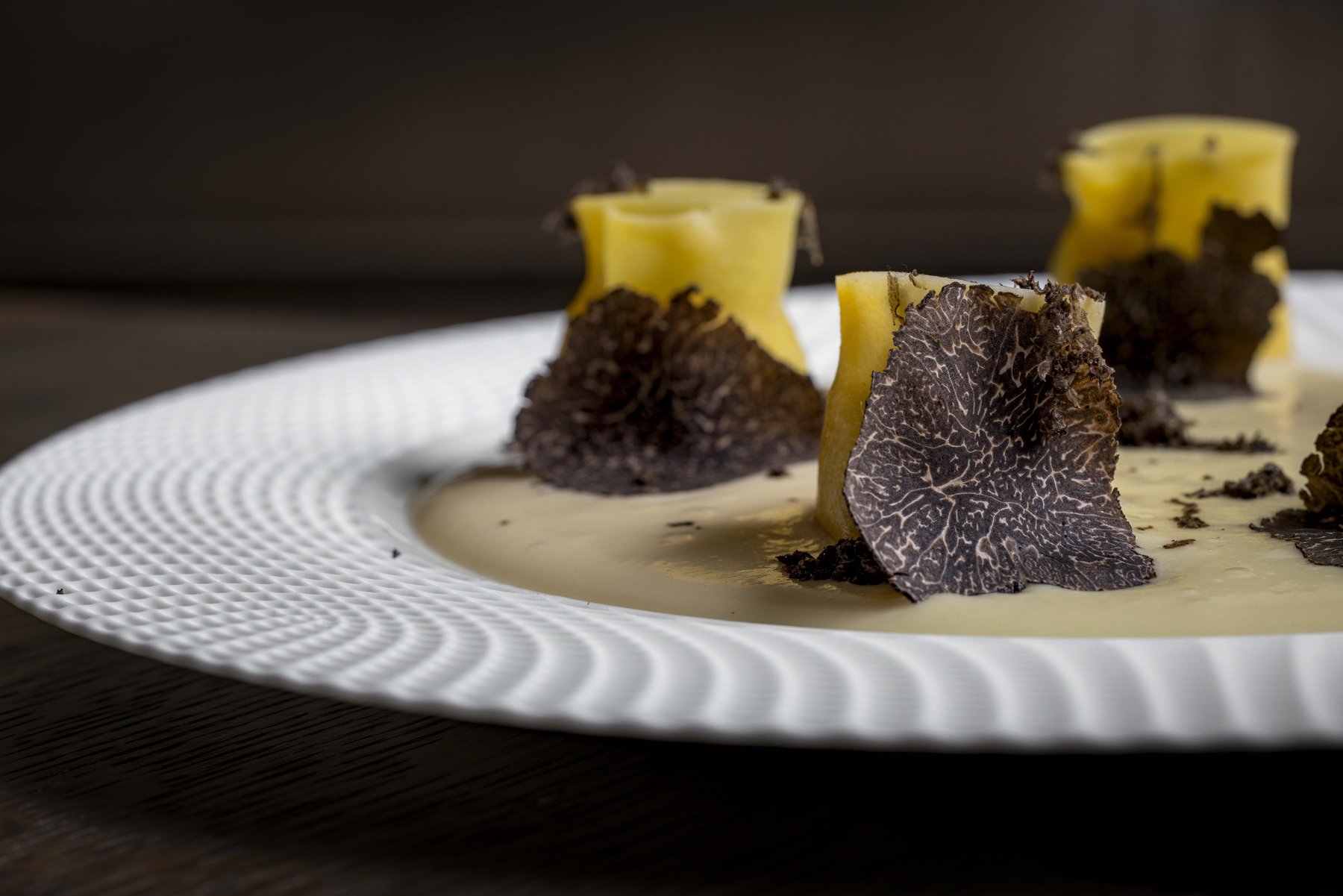 Schwarzer Trüffel als exklusive Zutat – High-End Foodfotografie für die Gourmet-Gastronomie.