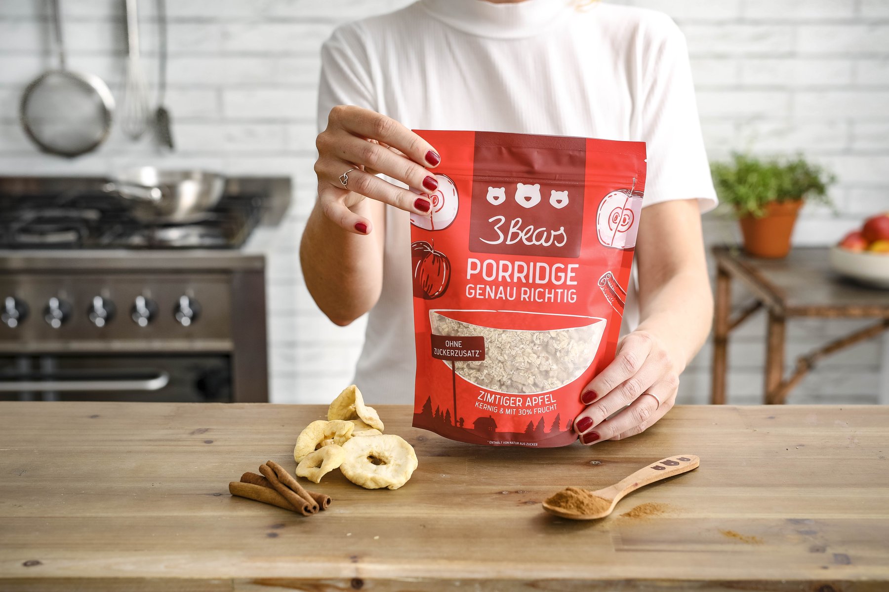 3Bears Porridge Inszenierung – Foodfotografie